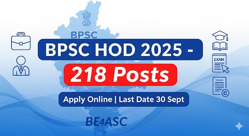 BPSC HOD Recruitment 2025
