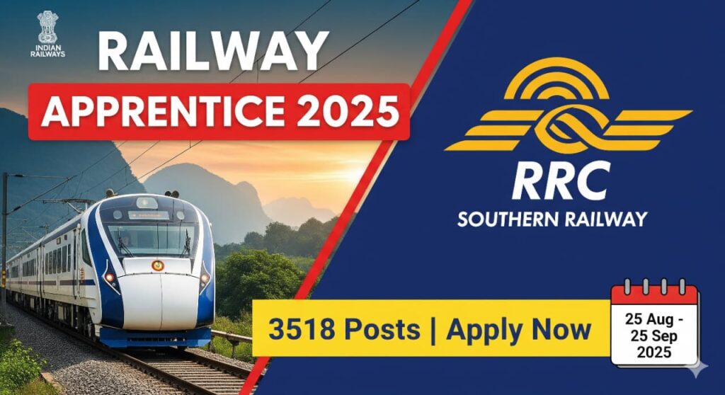 RRC Southern Railway Apprentice Online 2025