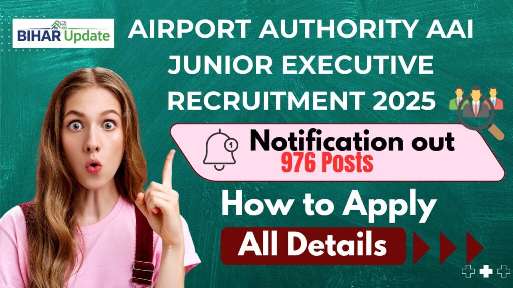 Airport Authority AAI Junior Executive Recruitment 2025