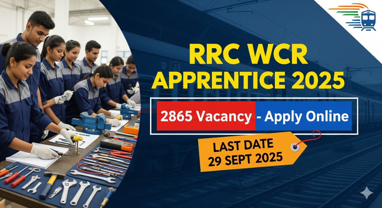 RRC WCR Apprentice Online Form 2025