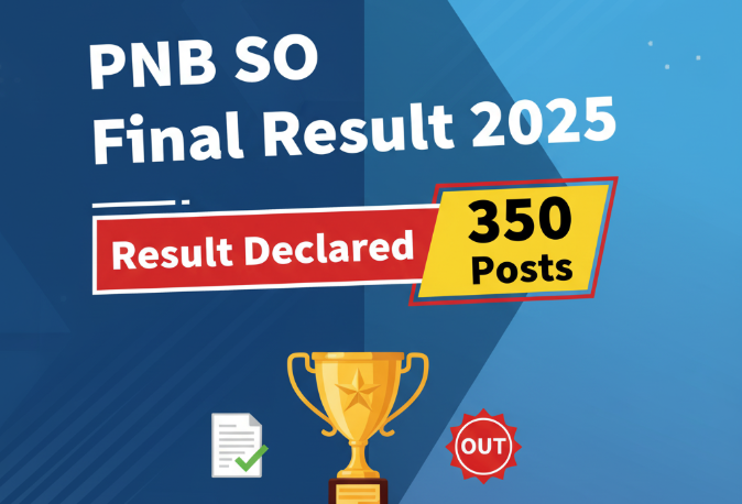 PNB Specialist Officer Final Result 2025