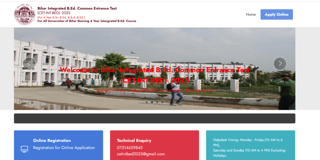 FAQs on 04 Years B.Ed Admission Online

Q1. What is 04 Years B.Ed Admission Online?
04 Years B.Ed Admission Online refers to the application process for the integrated B.Ed program where students can apply through the official website to pursue a four-year B.Sc.-B.Ed or B.A.-B.Ed course after passing their 10+2.

Q2. Who can apply for 04 Years B.Ed Admission Online?
Any candidate who has passed Senior Secondary (10+2) or its equivalent with at least 50% marks can apply for 04 Years B.Ed Admission Online. For SC/ST candidates, the minimum marks required are 45%.

Q3. How to fill the form for 04 Years B.Ed Admission Online?
To apply for 04 Years B.Ed Admission Online, visit the official website, register with your details, fill out the application form, upload the required documents, pay the application fee online, and submit the form before the last date.

Q4. What is the application fee for 04 Years B.Ed Admission Online?
The application fee for 04 Years B.Ed Admission Online is ₹1000 for General candidates, ₹750 for BC/EBC/EWS/Women/PH, and ₹500 for SC/ST candidates. Payment can be made via debit card, credit card, or net banking.

Q5. What is the exam pattern for 04 Years B.Ed Admission Online?
The entrance exam for 04 Years B.Ed Admission Online consists of 120 multiple-choice questions covering subjects like General Hindi, General English, Logical and Analytical Reasoning, Teaching-Learning Environment in Schools, and General Awareness. The exam duration is 2 hours.

Q6. What is the last date for 04 Years B.Ed Admission Online Form 2025?
The last date to apply for 04 Years B.Ed Admission Online Form 2025 is 26 September 2025, while applications with late fee will be accepted until the end of September 2025.

Q7. When will the 04 Years B.Ed Admission Online exam be conducted?
The 04 Years B.Ed Admission Online exam will be held in October 2025 and the result will be declared in November 2025.

Q8. Which universities accept 04 Years B.Ed Admission Online in Bihar?
All universities of Bihar running the integrated 4-year B.Ed courses (B.Sc.-B.Ed. and B.A.-B.Ed.) accept admissions through the Bihar CET Int B.Ed Entrance Exam 2025