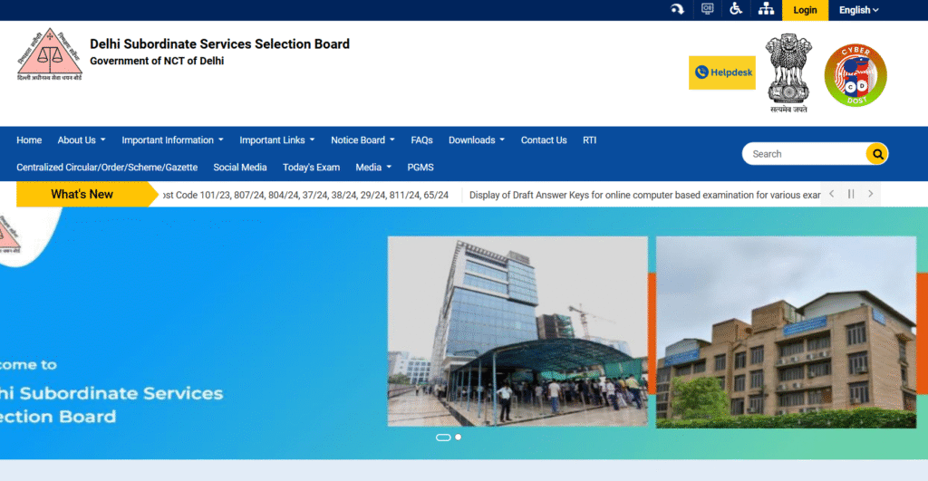 DSSSB Assistant Teacher (Primary) Recruitment 2025 – Apply Online for 1180 Posts