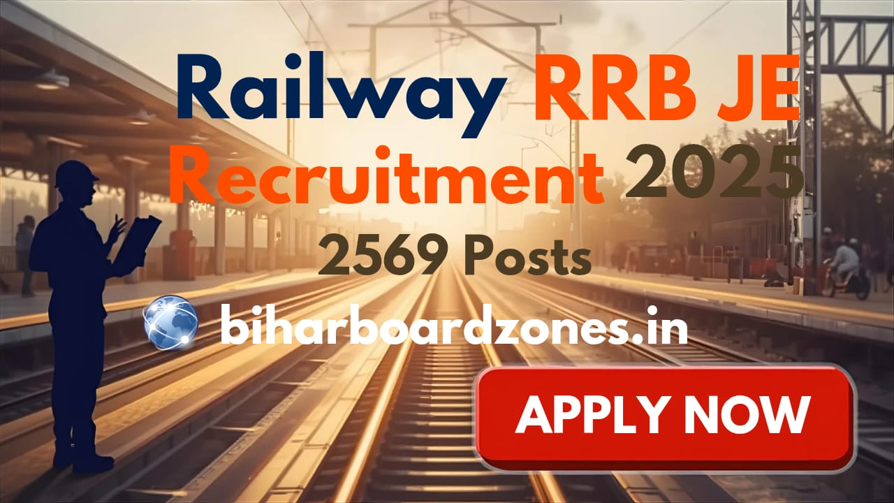 Railway RRB JE Recruitment 2025 Online Form