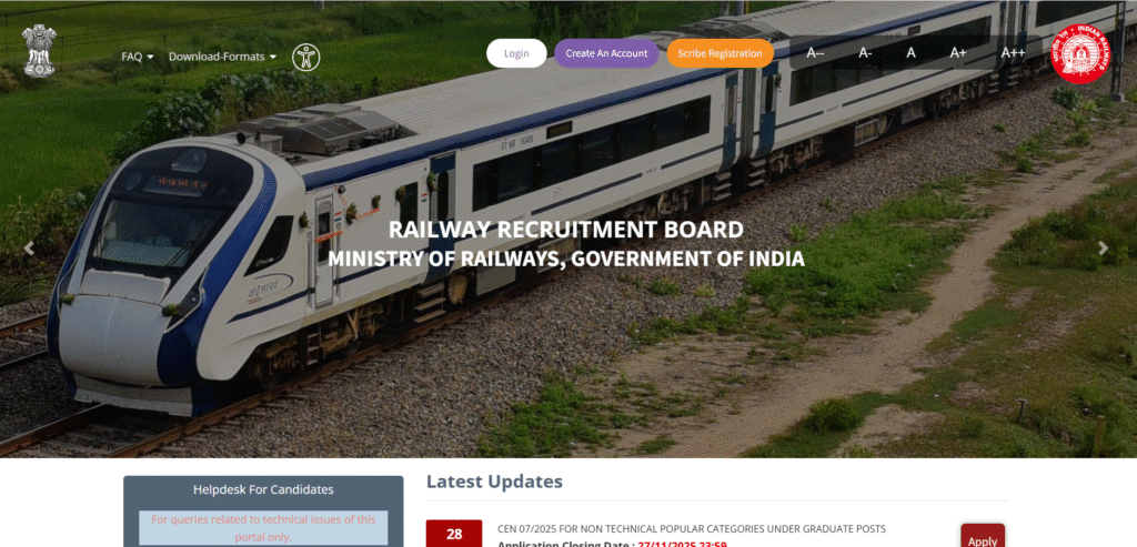RRB JE Recruitment 2025